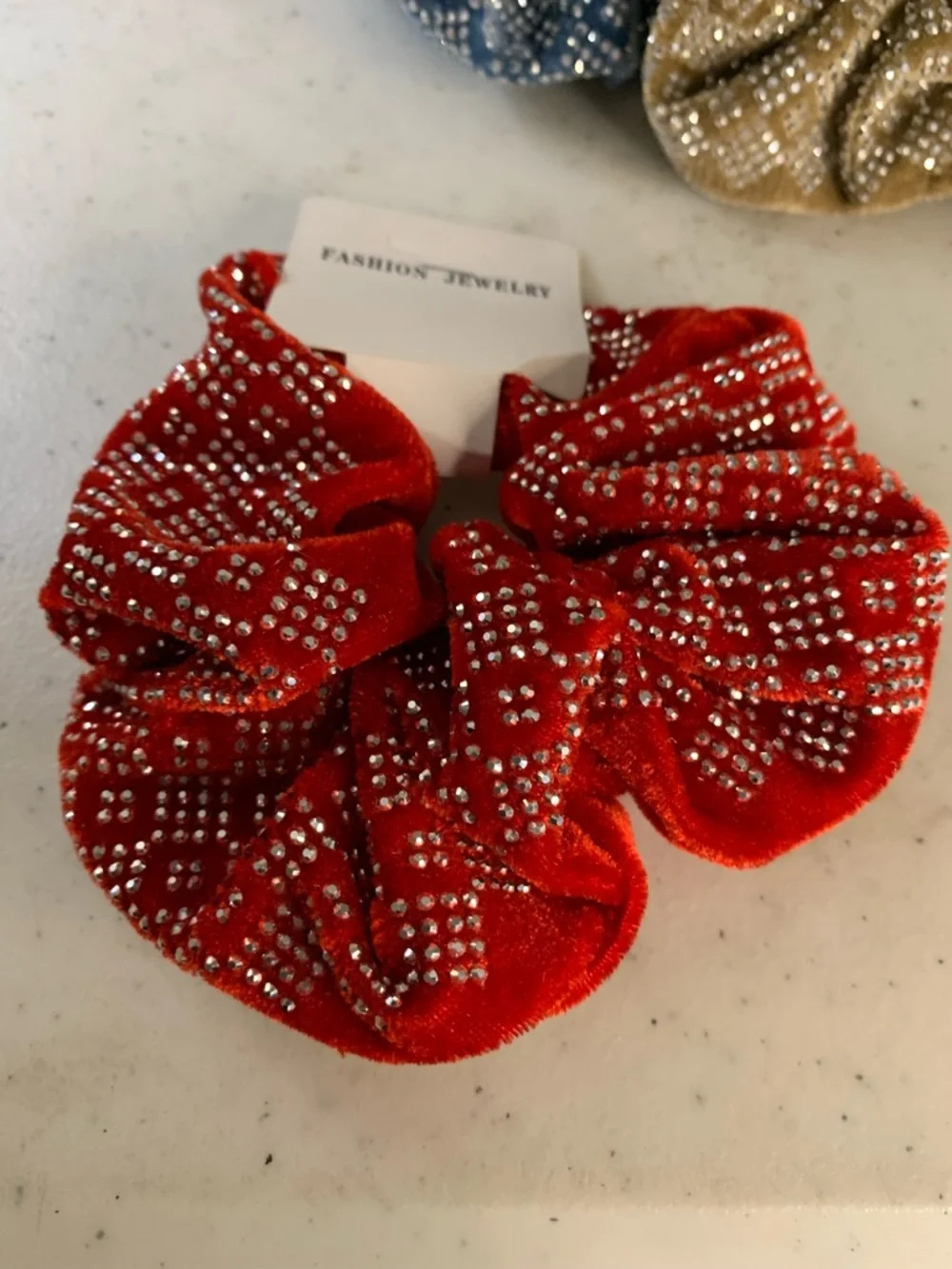 Fashion Jewelry velvet scrunchie